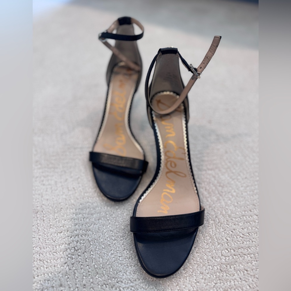 Sam Edelman Black Stappy Women's Sandals